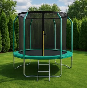 Trambulină de grădină Premium pentru copii cu plasă interioară 8FT - Ø 252 cm