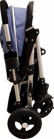 Carucior nou nascuti 2 in 1 BABY CARE™ PRO 511,Cadru aluminiu, Maner reversibil, Spatar reglabil in 5 trepte, Amortizoare, Frana picior,Pliabil ,