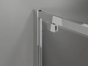 Mexen Exo-BR cabina de duș batantă 90 x 90 cm, transparent, crom - 8181-090-090-01-00