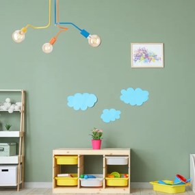 Lustră aplicată MATYLDA 3xE27/60W/230V colorat