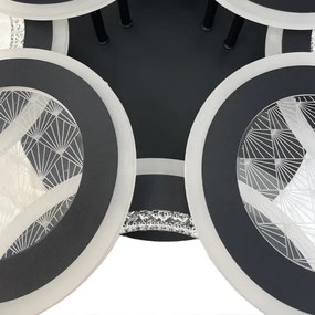 Lustră LED dimabilă aplicată LED/200W/230V 3000-6500K + telecomandă