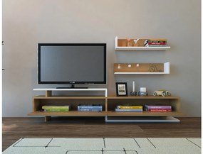 Mobilier living Alcaraz (teak + alb). 1101400