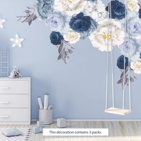 Sticker Elegant Oversized Peonies