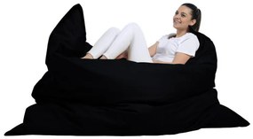 Fotoliu Puf Bean Bag Giant Cushion, 140x180 cm, Negru