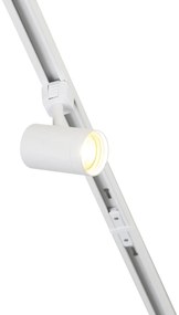 Sistem de șine modern monofazat alb cu 15 spoturi - Jeana