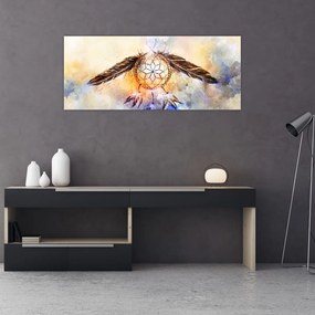 Tablou - Captator de vise cu pene (120x50 cm)