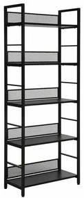 Raft Raw, 5 rafturi, negru