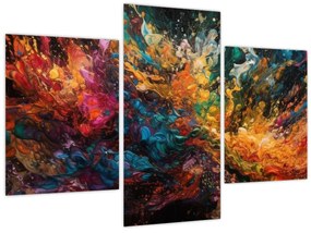 Tablou - Abstracția culorilor II. (90x60 cm)