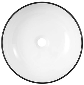 KR-98 WH/BL chiuvetă cu design ceramic