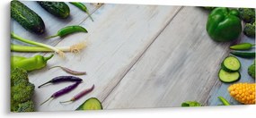 Tablou legumele (120x50 cm)