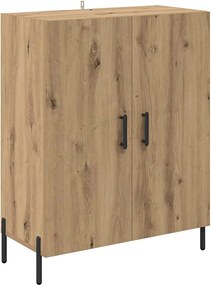 vidaXL Bufet Stejar Artizanal 69,5 x 34 x 90 cm Lemn compozit