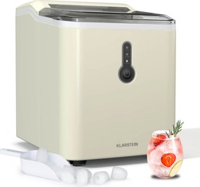 Klarstein ChillOut Ice Cube Maker, 12 kg/zi, 9 cuburi de gheață în 8 minute, 120 W, rezervor de apă