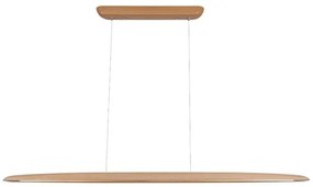 Lustră LED pe cablu LED/22W/230V 4000K 130 cm fag/lemn masiv