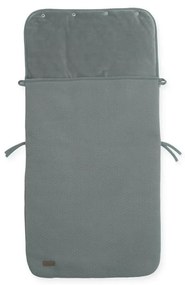 Sac polar pentru scaun auto BRICK VELVET 42x82 cm Velvet Storm Grey Jollein