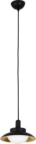 Pendul modern SIDE negru/cupru 62139