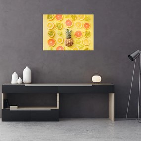 Tablou pe sticlă cu fructe (70x50 cm)