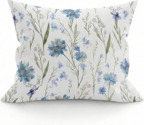 Husa din bumbac pentru perna BLUVERIS 40x45 cm, alb