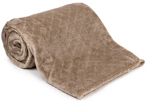 Pătură 4Home Soft Dreams Luxury taupe, 150 x 200 cm