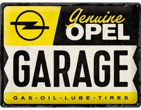 Placă metalică Opel - Garage