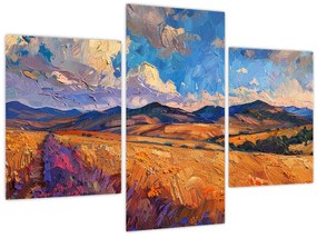 Tablou - Pictură în ulei de peisaj (90x60 cm)