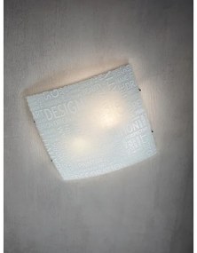 Redo 05-818 - Plafonieră NOTES 2xE27/42W/230V 39x39 cm alb