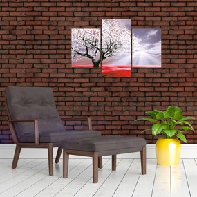 Tablou cu pomul roșu (90x60 cm)