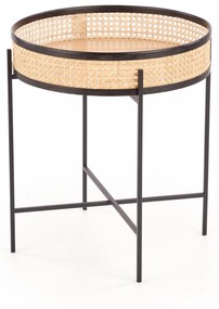Masuta de cafea Rattan Natural, LANIPA 50x55 cm