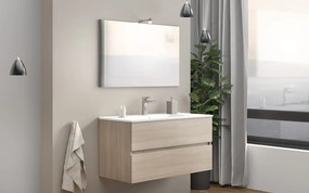 Set lemn masiv Mobilier Baie Suspendat Craig - 90 cm lungime