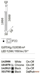 Pendul LED design minimalist modern Ultrathin sp d040 round dali/push