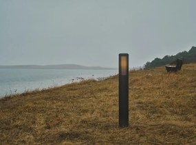 Stalp iluminat exterior design nordic IP44 Aludra H-95CM seaside black