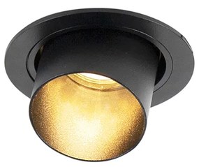 Spot integrat inteligent negru inclinabil cu WiFi GU10 - Installa