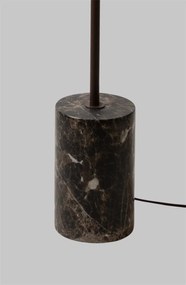 Lampa podea din marmura si sticla maro Tivoli