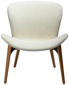 Fotoliu crem cu tapițerie din țesătură bouclé Paragon – DAN-FORM Denmark