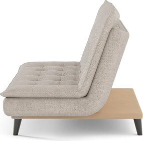 Canapea lemn masiv extensibilă Jord 192×96 cm