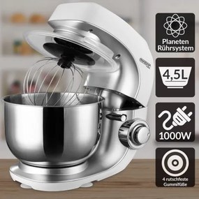 Deuba Robot de bucatarie Noblesse 4.5L - argintiu