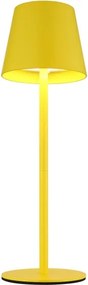 Globo 58488Y-LED Lampă de masă VANNIE, cu dimmer, tactilă, reîncărcabilă, pentru exterior, 3W/5V IP54 1800mAh, galbenă