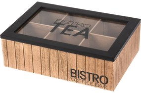 Cutie pentru ceai Bistro, 24 x 16,5 x 7,5 cm