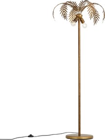 Lampă de podea vintage aurie 156 cm 2 lumini - Botanica
