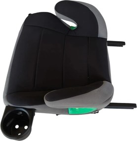 Inaltator auto XXL cu ISOFIX si suport pahar NOVOKIDS Splend'or Edition HF-02, R129 i-Size, 125-150 cm, Negru