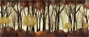 Tablou - Pădure decorativă (120x50 cm)