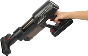 Aspirator vertical Goldmann GM1001D, 315 AW, 0,6 l, 3 trepte, Perie cu iluminare LED, 10.000 rpm, Negru