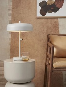 Veioza/Lampa de masa din metal Porto L gri
