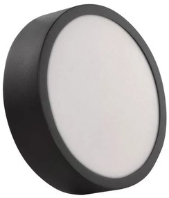 Plafonieră LED/12,5W/230V 3000/3500/4000K d. 17 cm negru
