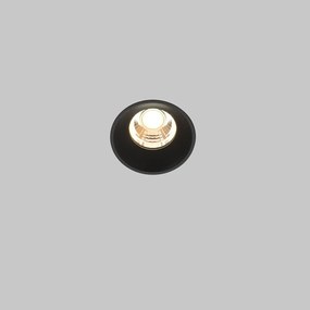 Spot LED incastrabil design tehnic Round D-9,6cm negru