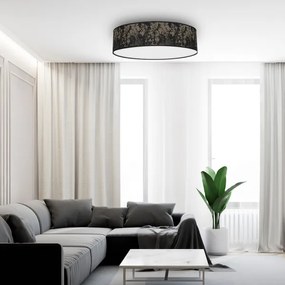 Plafonieră SATINO 3xE27/60W/230V neagră/aurie