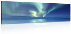 Tablou aurora polară deasupra oceanului