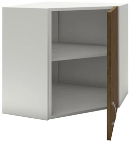 Corp Superior Colt haaus, Stejar Bronz/Alb, 60 x 60 x 60 cm