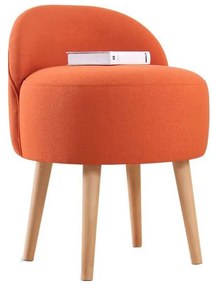 Taburet NIKI, diametru 46 cm, portocaliu