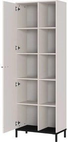 Bibliotecă crem 64x190x34 cm Rovigo – Germania