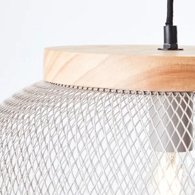 Brilliant - Pendul pe cablu GIADA, 1xE27/40W/230V, Ø 39 cm, gri